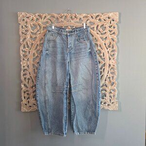 We The Free Light Blue Washed Wide Leg Jeans
